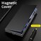 XIMAND for Samsung Galaxy Z Fold 7 Magnetic Flip Folding Case MultiAngle Bracket High Classy Luxurious Business Leather Full Body Hinge Protective Slim Cover