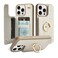 CUSTYPE for iPhone 16 Pro Max Wallet Case with Card Holder180Ring Holder Kickstand Card SlotsPU Leather Protective Case for iPhone 16 Pro Max 69inchBeige