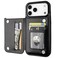 ONETOP Compatible with iPhone 17 Pro Max Wallet Case with Card Holder PU Leather Kickstand Card Slots Case Double Magnetic Clasp and Durable Shockproof Cover 69 Inch Black