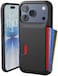Smartish iPhone 17 Pro Wallet Case Wallet Slayer Vol 1 Slim Protective Credit Card Holder Drop Tested Hidden Credit Card Slot Cover for Apple iPhone 17 Pro Black Tie Affair