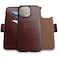 Dreem Wallet Case for iPhone 16 Pro Revolutionary VertHor Phone Stand Magnetic Detachable Vegan Leather Flip Cover RFID Blocking Card Holder MagSafeFit Gift Box Fibonacci Coffee