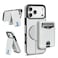 SkyEagle Compatible with Magsafe 2 in 1 Detachable iPhone 17 Pro Max Wallet Case with Card HolderWomen Men Magnetic PU Leather RFID Blocking Flip Kickstand Credit Slotsfor Apple 17 ProMaxWhite