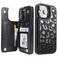 uCOLOR Compatible with iPhone 15 Pro Max 67 Wallet Case with Card Holder Slot Folio Flip Leather Kickstand Magnetic Clasp RFID Blocking Design Cover 15PM 67 Inch Black Leopard
