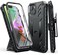 FNTCASE for iPhone 1413 Case with BeltClip Holster Kickstand Heavy Duty Military Grade Protection Cover Shockproof TPU Phone Shell Durable Rugged Full Protective Phonecase 61 inch Black