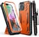 FNTCASE for iPhone 1413 Case with BeltClip Holster Kickstand Heavy Duty Military Grade Protection Cover Shockproof TPU Phone Shell Durable Rugged Full Protective Phonecase 61 inch Orange