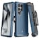 M MYBAT PRO Maverick Series for Samsung Galaxy S25 Ultra Case with Belt Clip Holster 69 inch Heavy Duty Military Grade Drop Protective Case w 360 Rotating Stand No Screen Protector Blue