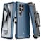 M MYBAT PRO Maverick Series for Samsung Galaxy S25 Ultra Case with Belt Clip Holster 69 inch Heavy Duty Military Grade Drop Protective Case w 360 Rotating Stand No Screen Protector Blue