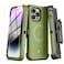 M MYBAT PRO Maverick Series iPhone 14 Pro Max Case with Belt Clip HolsterwScreen ProtectorAntiDropShockproofwith 360Rotating KickstandHeavy Duty Protection Army Green