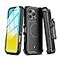 M MYBAT PRO Maverick Series for iPhone 16 Pro Case with Belt Clip HolsterCompatible with Magsafe wScreen ProtectorAntiDropShockproofwith 360Rotating KickstandHeavy Duty Protection