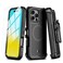 M MYBAT PRO Maverick Series for iPhone 16 Pro Case with Belt Clip HolsterCompatible with Magsafe wScreen ProtectorAntiDropShockproofwith 360Rotating KickstandHeavy Duty Protection