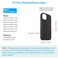 ykooe Cell Phone Pouch Nylon Belt Holster Case Compatible with iPhone 17 16 15 14 13 12 11 Pro Models Samsung Galaxy S20 S21 S22 S23 S24 S25 BlackL