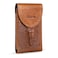 Hengwin Genuine Leather Phone Holster Fits for iPhone 16 Pro Max 15 Plus 14 Pro Max Samsung Galaxy A15 Note 9 8 S23 S22 S21 FE S20 Ultra Holster Waist Pouch Belt Clip Case Cell Phone Holder Brown