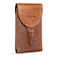 Hengwin Genuine Leather Phone Holster Fits for iPhone 16 Pro Max 15 Plus 14 Pro Max Samsung Galaxy A15 Note 9 8 S23 S22 S21 FE S20 Ultra Holster Waist Pouch Belt Clip Case Cell Phone Holder Brown