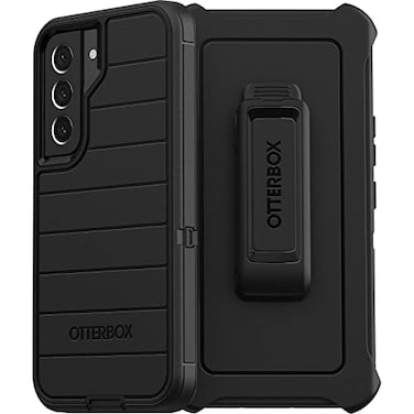 OtterBox Defender Series Case for Samsung Galaxy S22 Only Holster Clip Included Microbial Defense Protection NonRetail Packaging Black