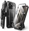 SUPCASE for iPhone 15 Pro Max Case with Screen Protector Unicorn Beetle Pro Builtin Stand BeltClip MilitaryGrade Protection Full Body Heavy Duty Phone Case for iPhone 15 Pro Max Black