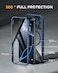 Miracase Magnetic for iPhone 16 Pro Case FullBody Phone with Builtin Glass Screen Protector Compatible with MagSafe Military Drop Proof 16 Pro Cover Bumper 63 inch Blue