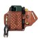 TOURBN Tourbon Leather Cell Phone Holster with Belt Loop Case Tool EDC Folding Knives Sheath Pencil Slot Holder Key Clip for Men