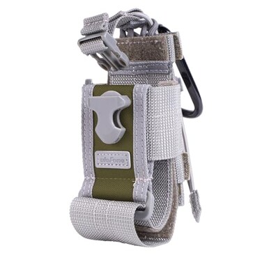 Ulefone Armor Molle Holster Phone Pouch with Carabiner Clip Universal for Most PhoneRadio Like Ulefone Armor 3433 Armor 30 Armor 2928 27 Rugking Series