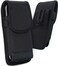 URDIKKG Phone Holster Pouch Compatible with iPhone 1716151413 Pro Max and Plus Models Galaxy S25S24S23S22 Plus FE Cell Phone Belt Holder with Card Holder and Magnetic Closure LBlack