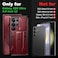 TONGATE for Samsung Galaxy S24 Ultra Case with Privacy Screen Protector Slide Camera Cover 2 Front Frames FullBody Heavy Duty S24 Ultra Phone Case with Stand Belt Clip Holster Maroon