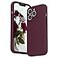 SURPHY Case for iPhone 13 Pro Case with Screen Protector 13 Pro Liquid Silicone Phone Cases Camera Protection Soft Microfiber Lining Plum
