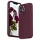 SURPHY Case for iPhone 13 Pro Case with Screen Protector 13 Pro Liquid Silicone Phone Cases Camera Protection Soft Microfiber Lining Plum