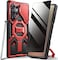 TONGATE Magnetic for Samsung Galaxy S25 Ultra Case with Privacy Screen Protector Compatible with MagSafeCamera Protective CoverMilitaryGrade Protection Ring Stand Phone Case S25 Ultra Red