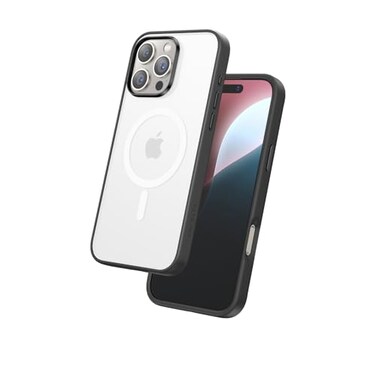 FLOLAB Surtect TriFusion Magnetic for iPhone 16 Pro Case Protective Slim Design Magsafe Compatible Military Grade Clear Matte Translucent