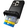 Scooch for iPhone 15 Pro Case with Card Holder Wingmate Wallet Case with Hidden Card Slot and RFID Protection for up to 4 Cards 10Foot Drop Protection Black