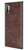 SALAWAT Galaxy Note 10 Plus Case Slim PU Leather Vintage Shockproof Phone Case Cover Lightweight Soft TPU Bumper Hard PC Hybrid Protective Case for Samsung Galaxy Note 10 5G 68inch Dark Brown