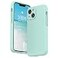 SURPHY Compatible with iPhone 13 Mini Case with Screen Protector Camera Protection Soft Microfiber Lining Liquid Silicone Phone Case 54 inch 2021 Mint Green