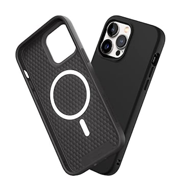 RhinoShield SolidSuit Case Compatible with Magsafe for iPhone 14 Pro Max Shock Absorbent Slim Design Protective Cover with Premium Matte Finish 35M 11ft Drop Protection Classic Black