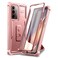 Dexnor for Samsung Galaxy Note 20 Ultra 5G Case Built in Screen Protector and Kickstand Heavy Duty Military Grade Protection Shockproof Protective Cover for Galaxy Note 20 Ultra Rose Gold