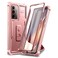 Dexnor for Samsung Galaxy Note 20 Ultra 5G Case Built in Screen Protector and Kickstand Heavy Duty Military Grade Protection Shockproof Protective Cover for Galaxy Note 20 Ultra Rose Gold