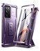 Dexnor for Samsung Galaxy Note 20 Ultra 5G Case Built in Screen Protector and Kickstand Heavy Duty Military Grade Protection Shockproof Protective Cover for Samsung Galaxy Note 20 Ultra Purple