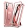Dexnor for Samsung Galaxy S21 Case Built in Screen Protector and Kickstand Heavy Duty Military Grade Protection Shockproof Protective Cover for Samsung Galaxy S21 5G 62 inch Rose Gold