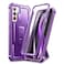 Dexnor for Samsung Galaxy S21 Case Built in Screen Protector and Kickstand Heavy Duty Military Grade Protection Shockproof Protective Cover for Samsung Galaxy S21 5G 62 inch Purple