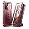 Dexnor for Samsung Galaxy S21 Case Built in Screen Protector and Kickstand Heavy Duty Military Grade Protection Shockproof Protective Cover for Samsung Galaxy S21 5G 62 inch Maroon Red