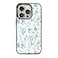CASETiFY Compact iPhone 15 Pro Case 4 ft 2X Military Grade Drop ProtectionSlimLightweight Elegant Pastel Blue Vintage Butterfly Floral Clear Black