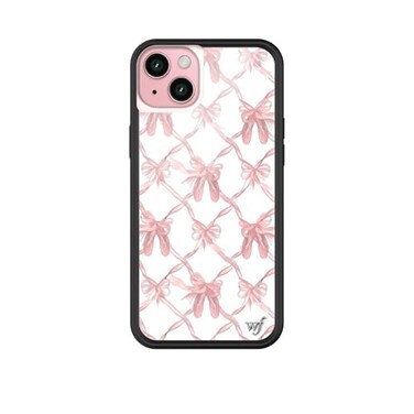 Wildflower Cases Compatible with iPhone 16 Plus Protective Bumper 65ft Drop Test Women Owned Small Business Cute Trendy Coquette Pink Bows Ballet Slippers On Pointe