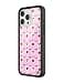 Wildflower Cases Compatible with iPhone 16 Pro Max Protective Black Bumper 65ft Drop Test Women Owned Small Business Cherry Pink Fruit Floral Cute Trendy Apple A Day