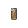Wildflower Cases Compatible with iPhone 1314 Protective Black Bumper 65ft Drop Test Women Owned Small Business Leopard Animal Brown Spots Cute Trendy Meow