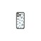 Wildflower Cases Compatible with iPhone 16 Pro Protective Black Bumper 65ft Drop Test Women Owned Small Business Floral Blue White Dainty Cute Trendy Moonlight Rose