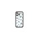 Wildflower Cases Compatible with iPhone 16 Pro Protective Black Bumper 65ft Drop Test Women Owned Small Business Floral Blue White Dainty Cute Trendy Moonlight Rose