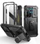 Dexnor for Samsung Galaxy S24 Case with Builtin Slide Camera Cover Screen Protector Kickstand HeavyDuty Shockproof Rugged Case FullBody Bumper Protective Cover for Galaxy S24 2024Black