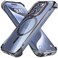 REBEL Clear Case for iPhone 15 Pro Flex Crystal Series Exposed Sides for Comfort Strong MagSafe Compatible Glossy Grip Protective Shockproof Upgraded Frameless Cover for 61 Inch Phone 2023