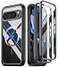 Poetic Guardian MagPro Case for Google Pixel 9 Pro XL 5G Compatible with MagSafe Fingerprint ID 2 Front Frame FullBody Shockproof Clear Cover with Builtin Screen Protector BlackClear