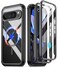 Poetic Guardian MagPro Case for Google Pixel 9 Pro XL 5G Compatible with MagSafe Fingerprint ID 2 Front Frame FullBody Shockproof Clear Cover with Builtin Screen Protector BlackClear