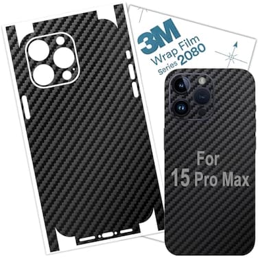 BETXELL 15 PRO MAX Skin Wrap 3M Film Protective for Sides and Back Carbon Fiber