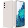 GiiYoon Silicone Case Compatible with Samsung Galaxy S20 FE Full Body Silky Soft Touch Phone Case with Camera Protection Shockproof Cover with Microfiber Lining Off White
